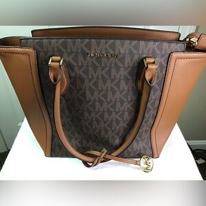 Michael Kors Brown Signature Tote Bag
